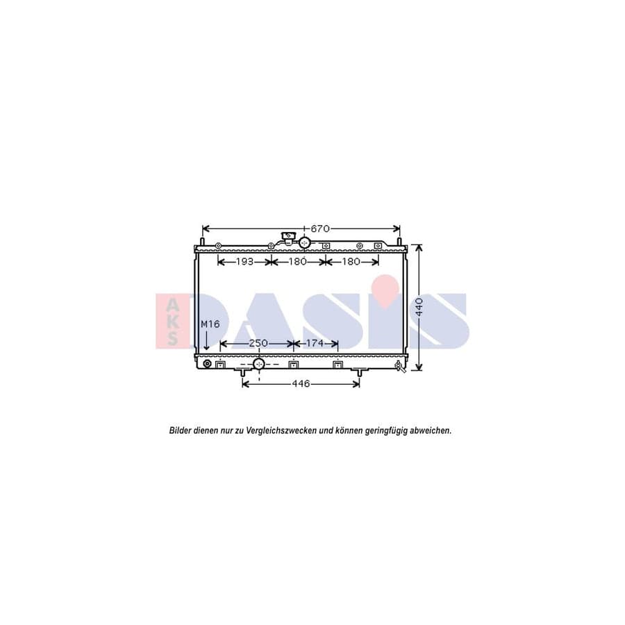 AKS Dasis 480075N Engine Radiator for Audi A6