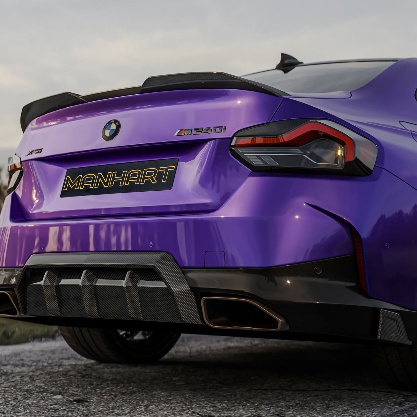 MANHART CARBON TRUNK SPOILER FOR BMW G42 M240I