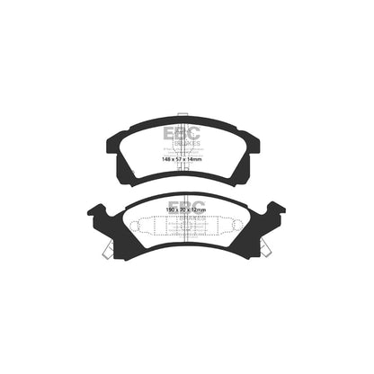 EBC PD11KF219 Pontiac Grand Am Greenstuff Front Brake Pad & GD Disc Kit 2 | ML Performance UK Car Parts