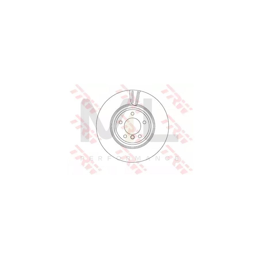 TRW DF4775S Brake Disc Vented, Painted  - 1 piece