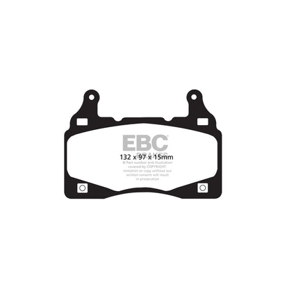 EBC DP31895C Chevrolet Holden Holden Hsv Redstuff Front Brake Pads - Brembo Caliper 2 | ML Performance UK Car Parts