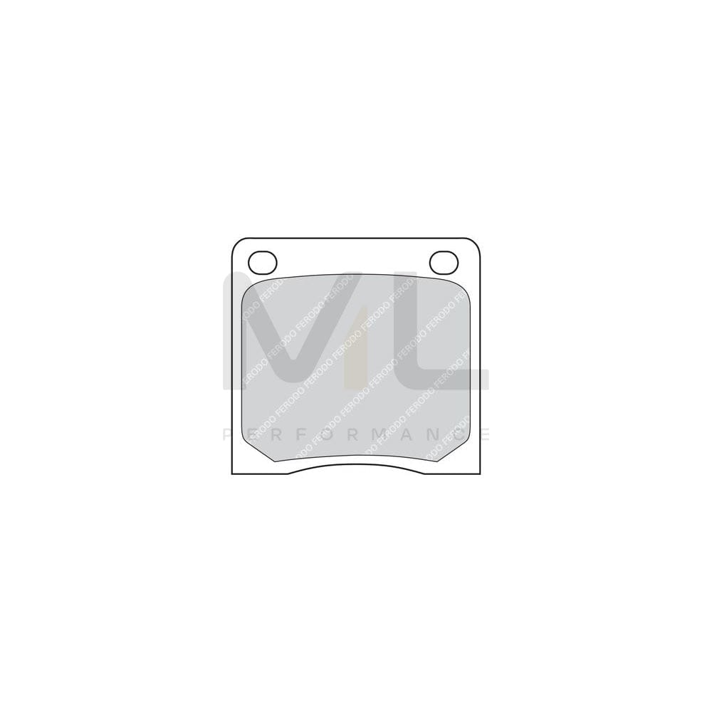 Ferodo Premier FDB39 Brake Pad Set Not Prepared for Wear Indicator