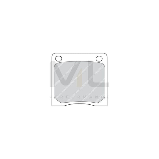 Ferodo Premier FDB39 Brake Pad Set Not Prepared for Wear Indicator