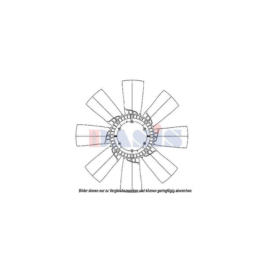 AKS Dasis 138064N Fan Wheel, Engine Cooling