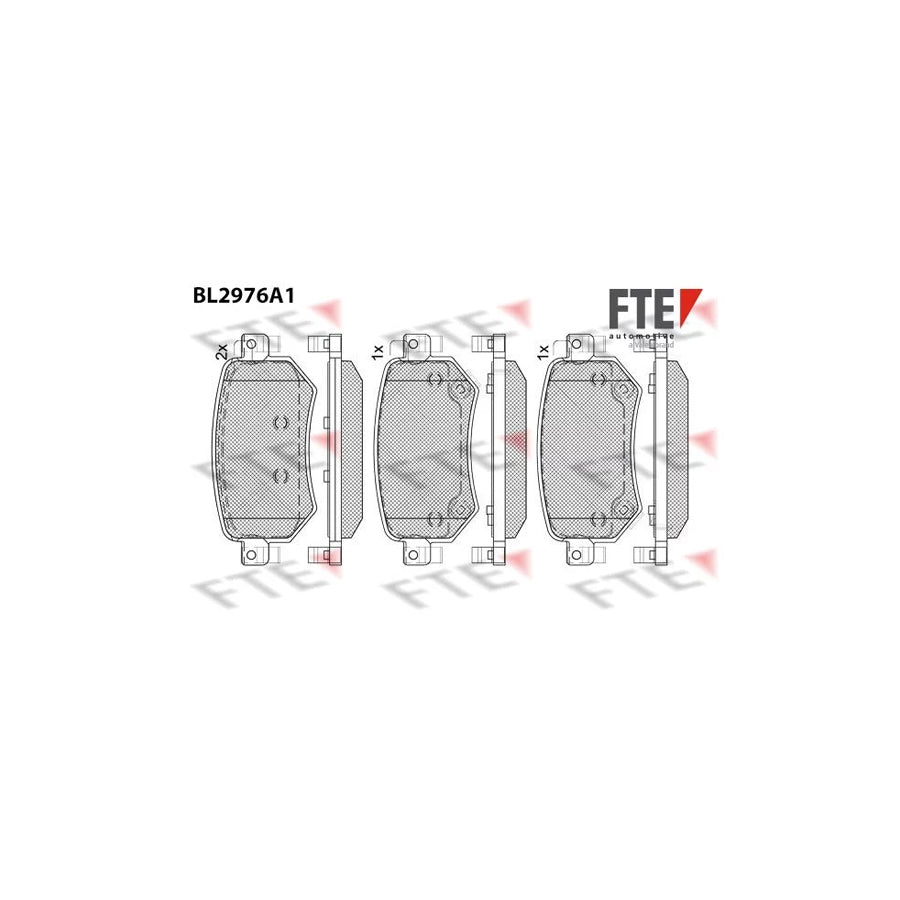 FTE Bl2976A1 Brake Pad Set for Mazda 6