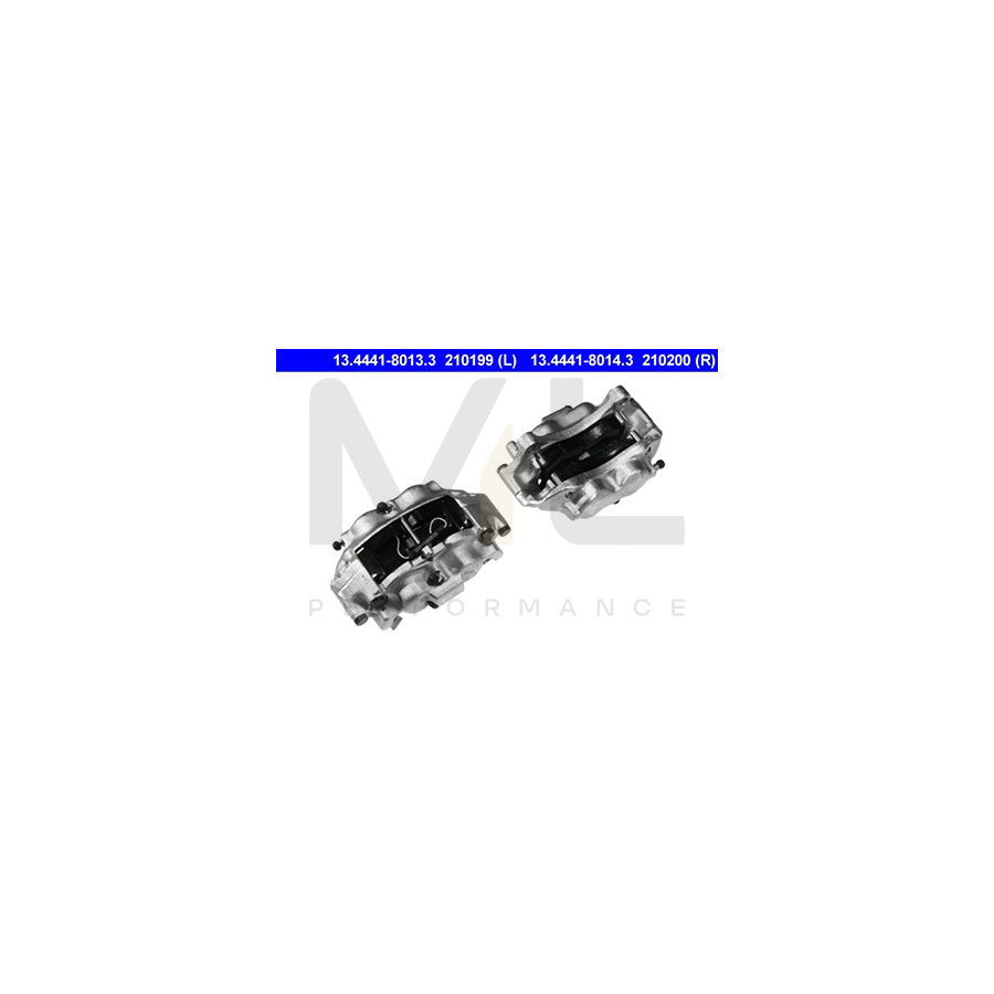 ATE 13.4441-8013.3 Brake Caliper with brake pads
