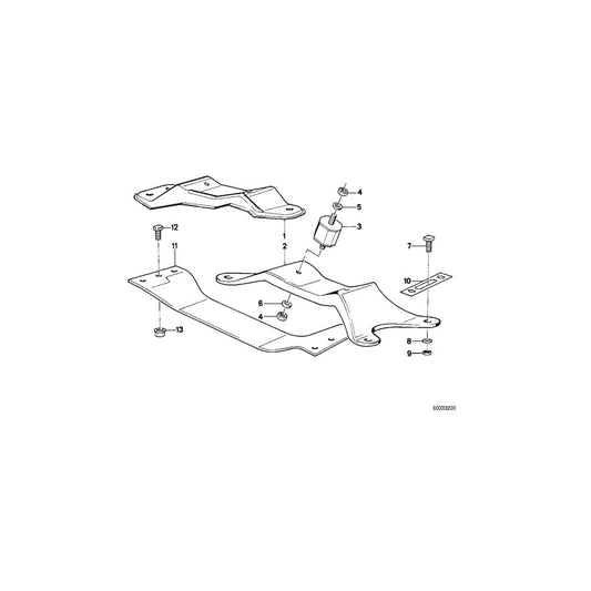 Genuine BMW 24711129346 E30 Cross Member (Inc. 316i, 318i & 316)