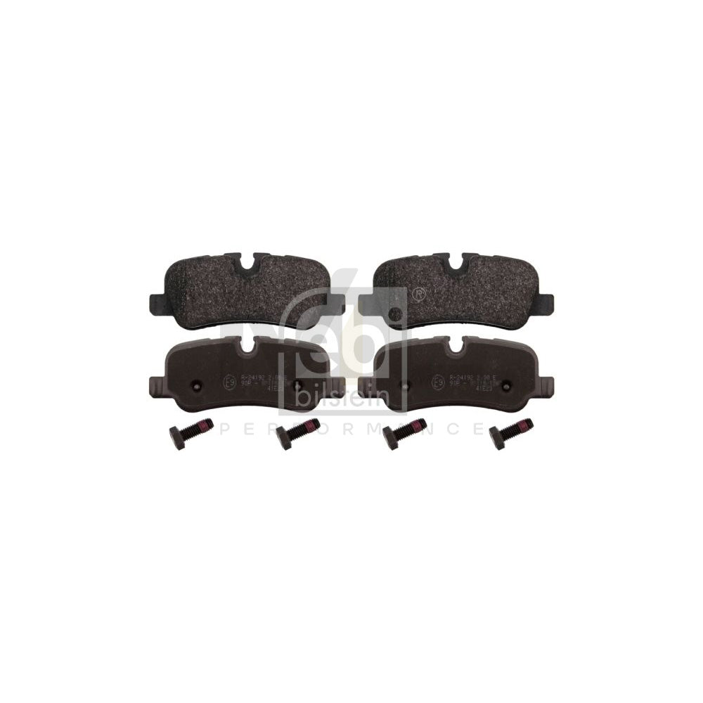 Febi Bilstein 116114 Brake Pad Set Rear Axle, With Bolts/Screws | ML Performance Car Parts