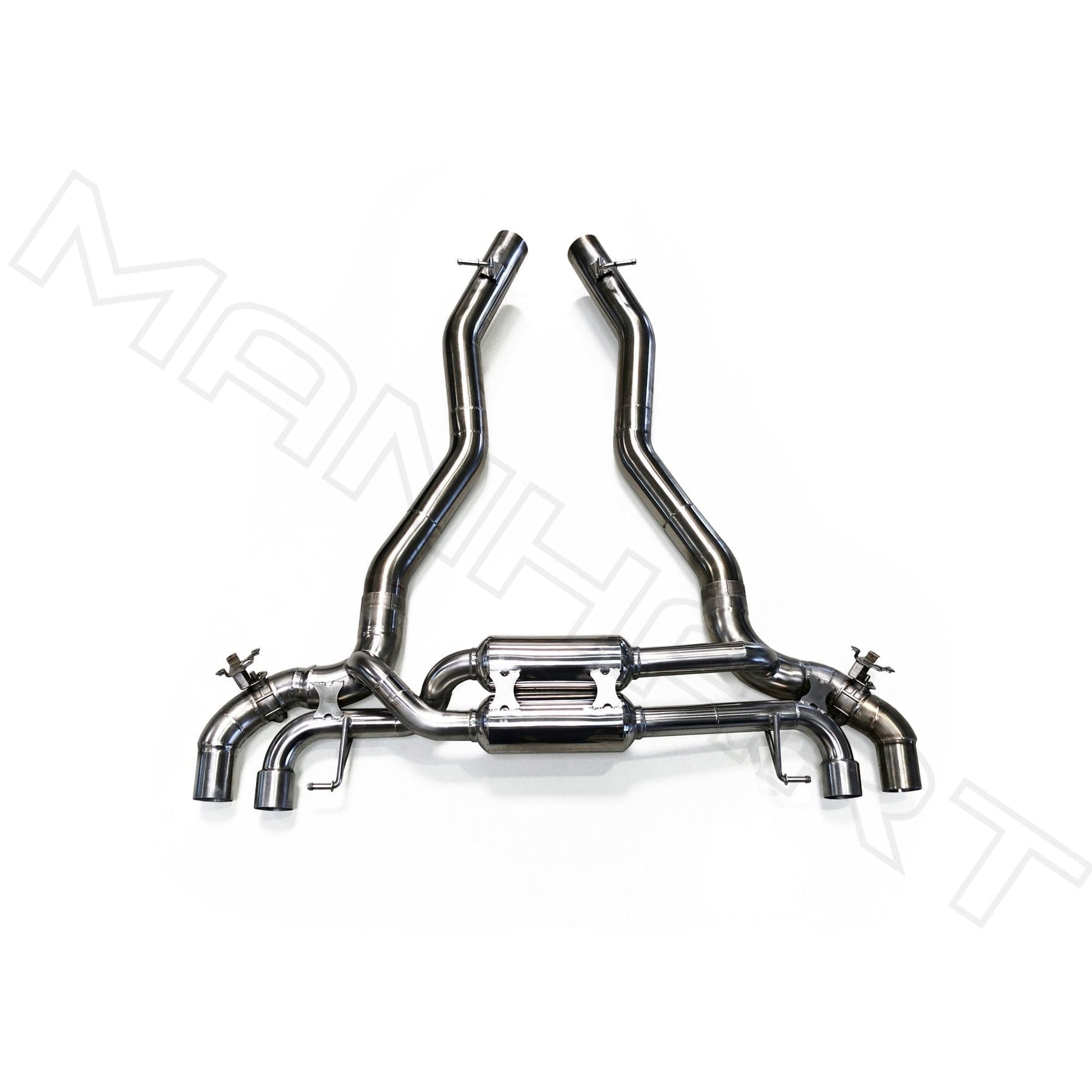 MANHART MH5F9011103_M5 SLIP-ON RACE EXHAUST FOR BMW F90 M5 (COMPETITION / CS) WITH VALVE CONTROL