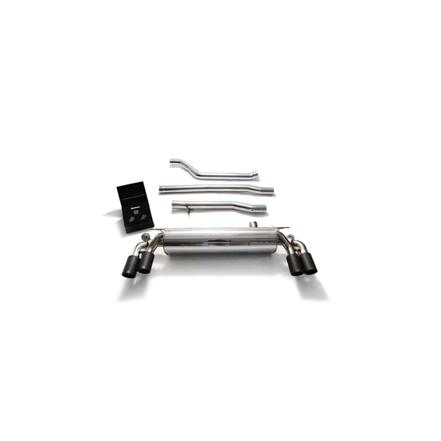Armytrix BMG35-QS38M Valvetronic Exhaust System BMW 550i G30 | G31 2017+ with Quad Matte Black 4"