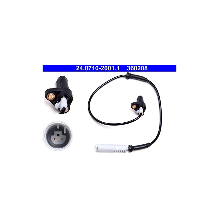ATE 24.0710-2001.1 Abs Sensor for BMW 5 Series
