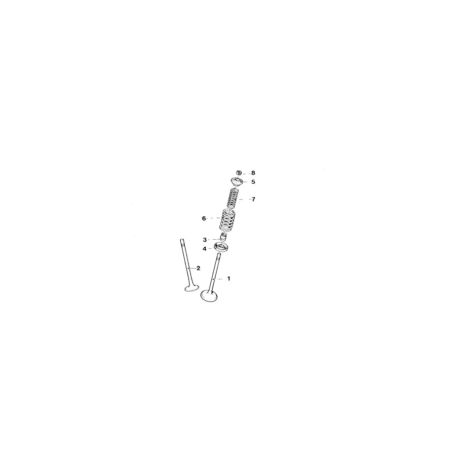 Genuine BMW 11341304270 E26 Upper Spring Plate (Inc. M1)