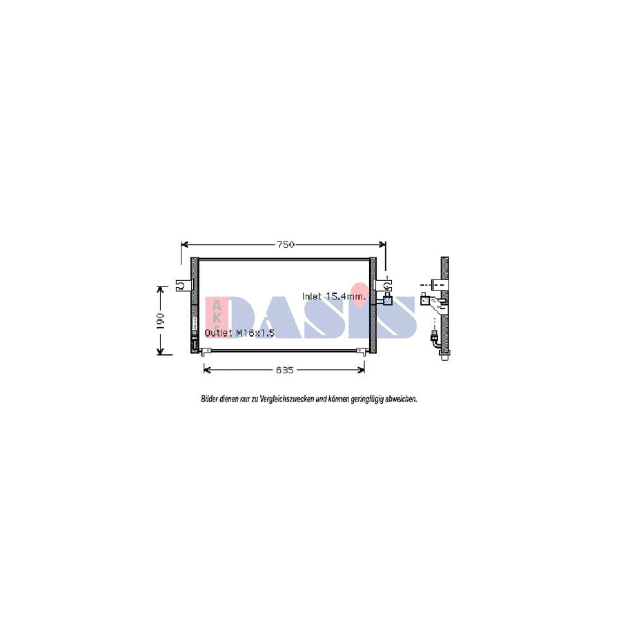 AKS Dasis 267100T Intercooler