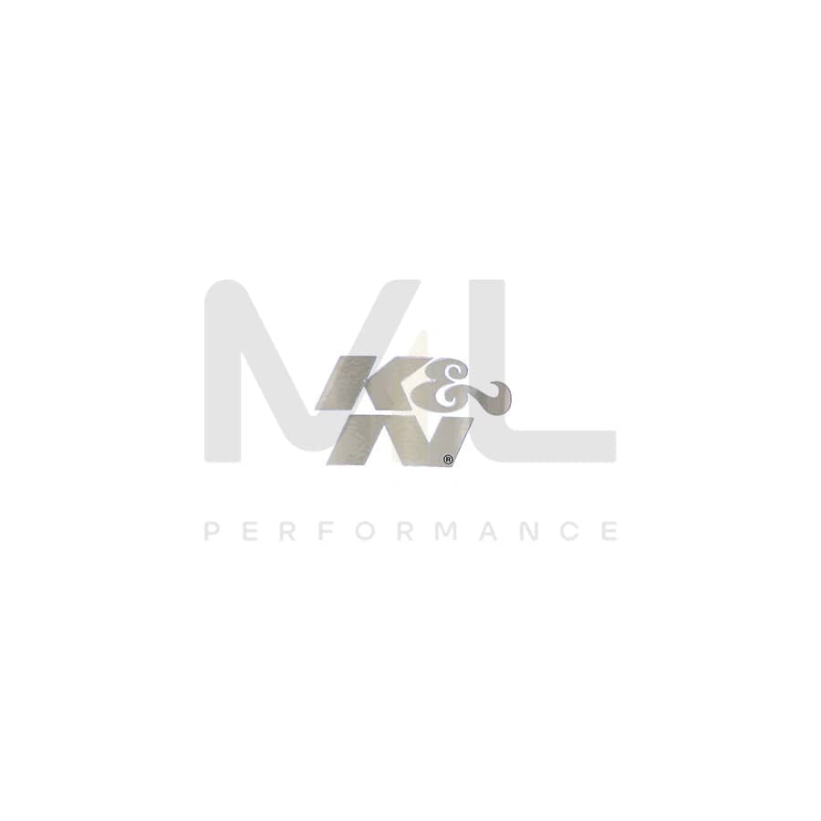 K&N 89-0003 Decal/Sticker Die Cut Chrome