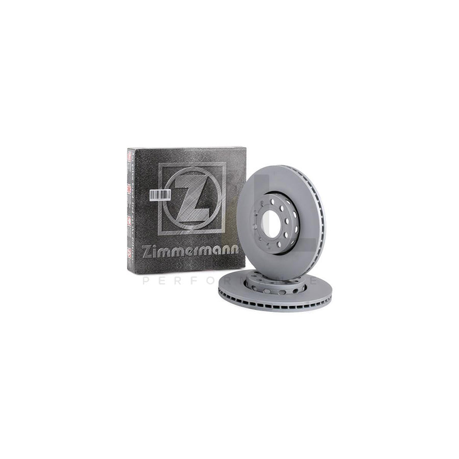 ZIMMERMANN COAT Z 100.1216.20 Brake Disc Externally Vented, Coated, High-carbon  - 1 piece