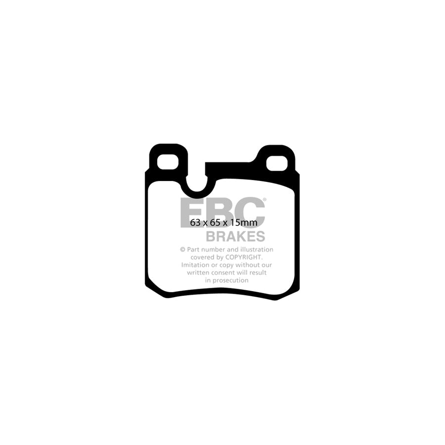 EBC DP4996R Porsche 911 (964) Yellowstuff Rear Brake Pads - ATE Caliper 2 | ML Performance UK Car Parts
