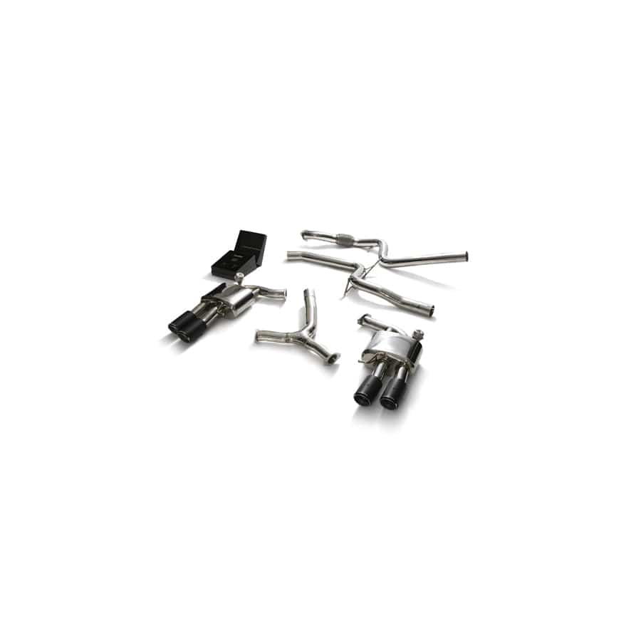 Armytrix AU9C2-QC11 Valvetronic Exhaust System Audi A5 Coupe 2WD B9 2016-2022 with Quad Carbon Fiber 3.5"