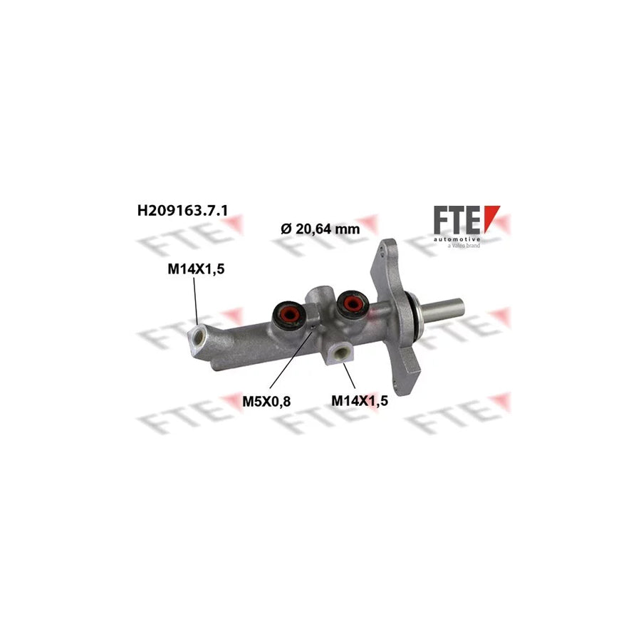 FTE H209163.7.1 Brake Master Cylinder for Toyota Corolla