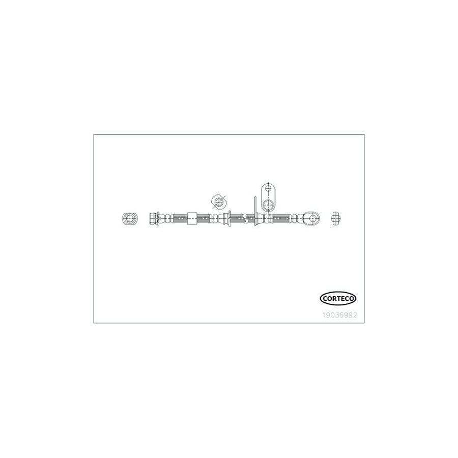 Corteco 19036992 Brake Hose