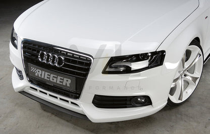 Rieger 00055501 Audi B8 B81 A4 Front Splitter 3 | ML Performance UK Car Parts