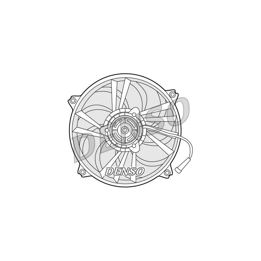 DENSO DER21014 Fan, Radiator for Peugeot 307