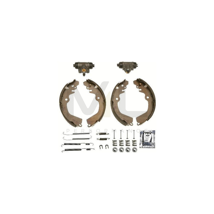 TRW Brake Kit BK2931 Brake Shoe Set with wheel brake cylinder