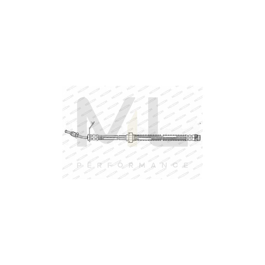 Ferodo FHY2312 Brake Hose 538Mm, M 10X1