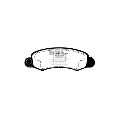 EBC DP21345 Subaru Suzuki Greenstuff Front Brake Pads (Inc. Justy & Swift) 2 | ML Performance UK Car Parts