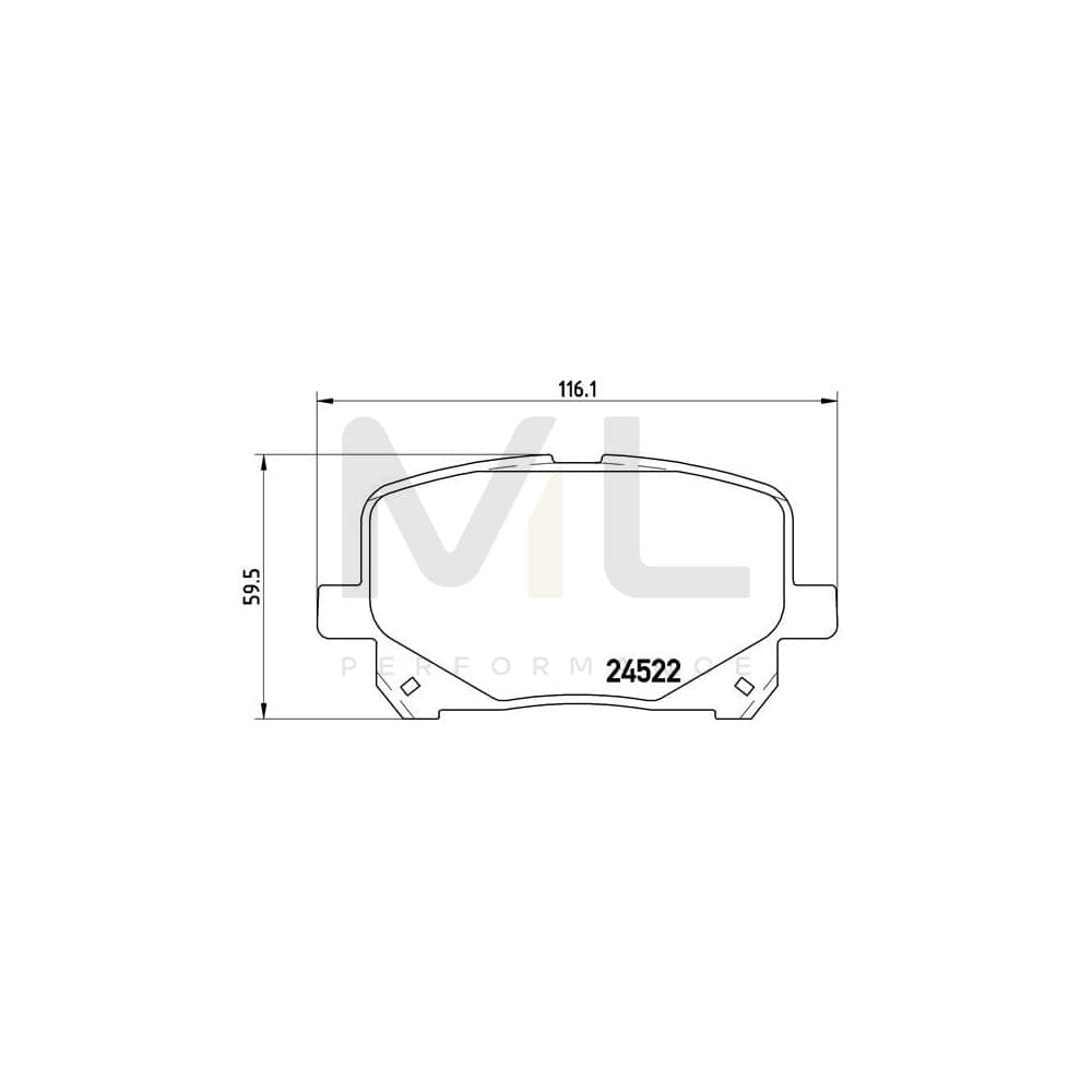brembo-p-83-100-brake-pad-set-for-toyota-previa-estima-ii-xr30-excl-wear-warning-contact