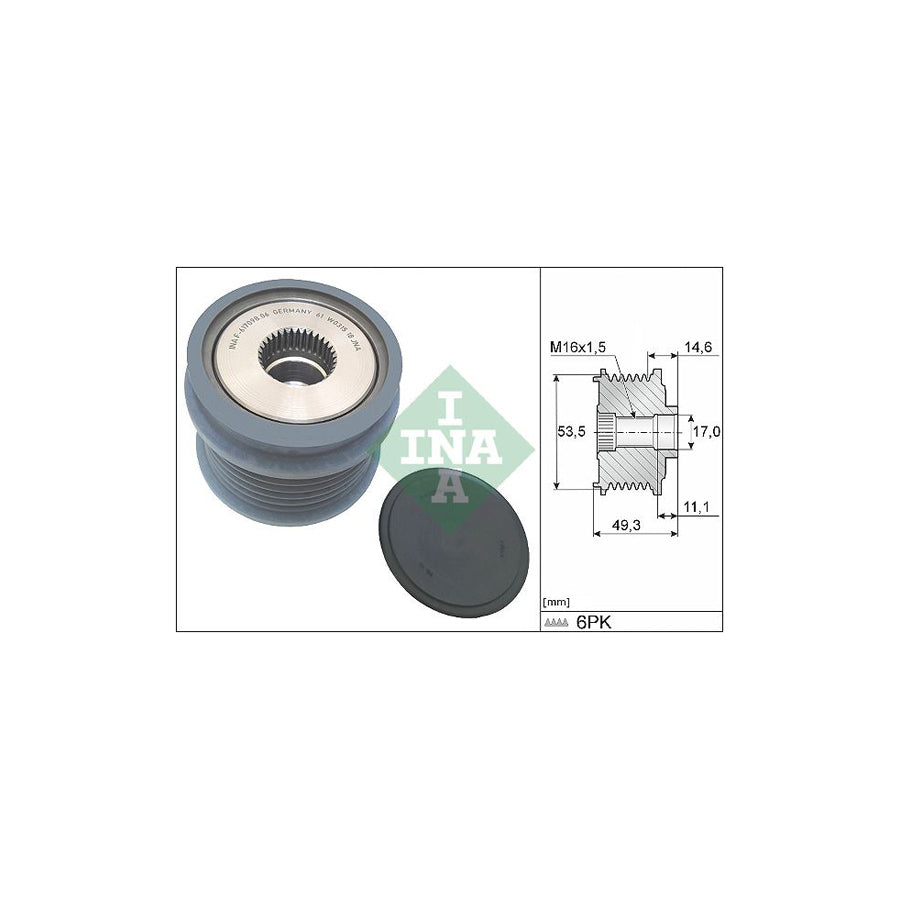 Ina 535 0364 10 Alternator Freewheel Clutch