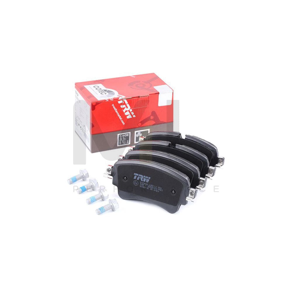 TRW Gdb2132 Brake Pad Set Prepared For Wear Indicator, With Brake Caliper Screws, With Accessories