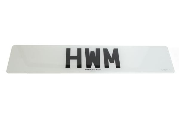 Aston Martin SFR-FRONT Front Number Plate | ML Performance UK Car Parts