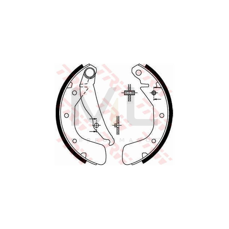 TRW GS8543 Brake Shoe Set