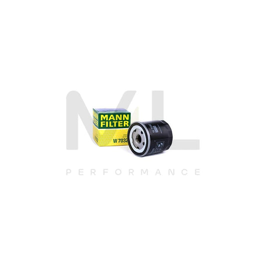 MANN-FILTER W 7032 Oil Filter Spin-on Filter, with one anti-return valve