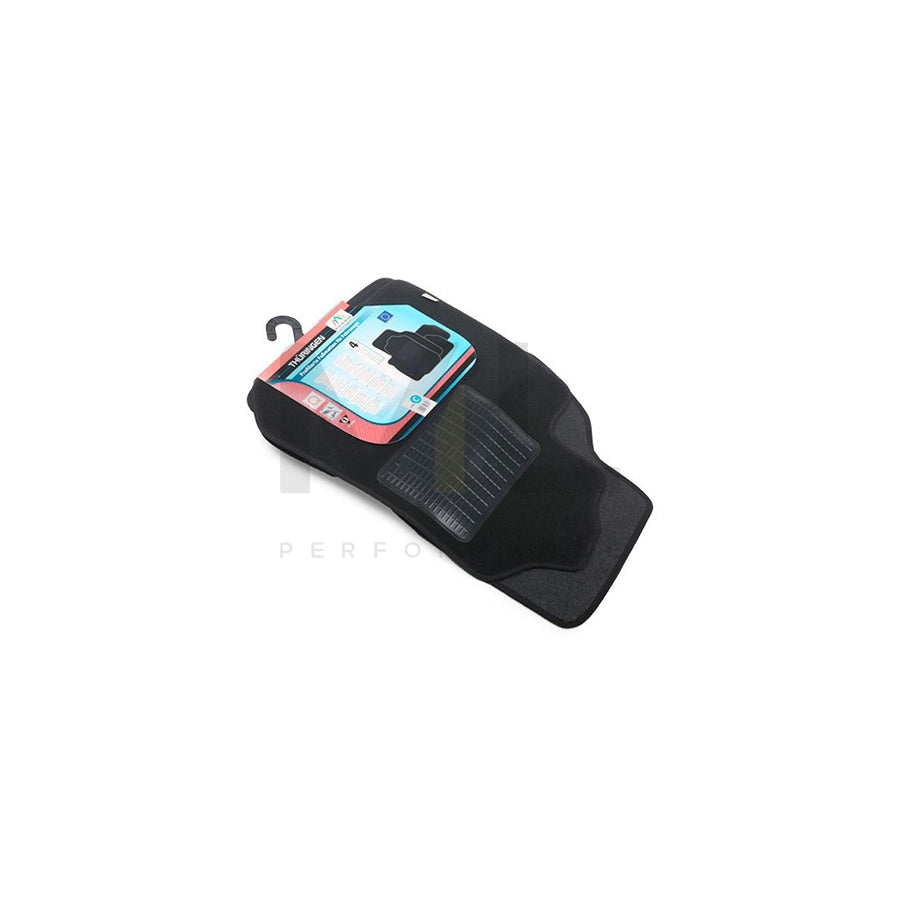 KEGEL Universal fit 5-8903-267-4010 Floor mat set Textile, Front and Rear, Quantity: 4, Black