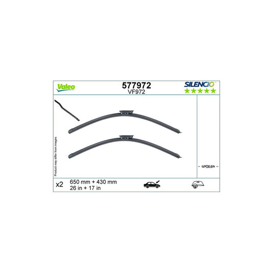 Valeo 577972 Wiper Blade For Citro?? C4 Ii Cactus