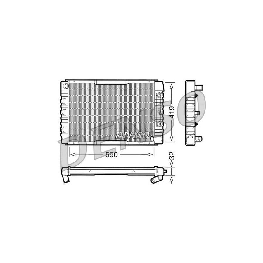 DENSO DRM33034 Engine Radiator
