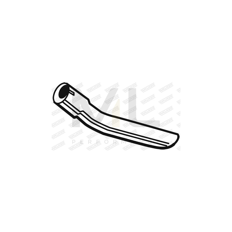 WALKER 07183 Exhaust tip for PEUGEOT 205 F Van 320mm, 0,520kg