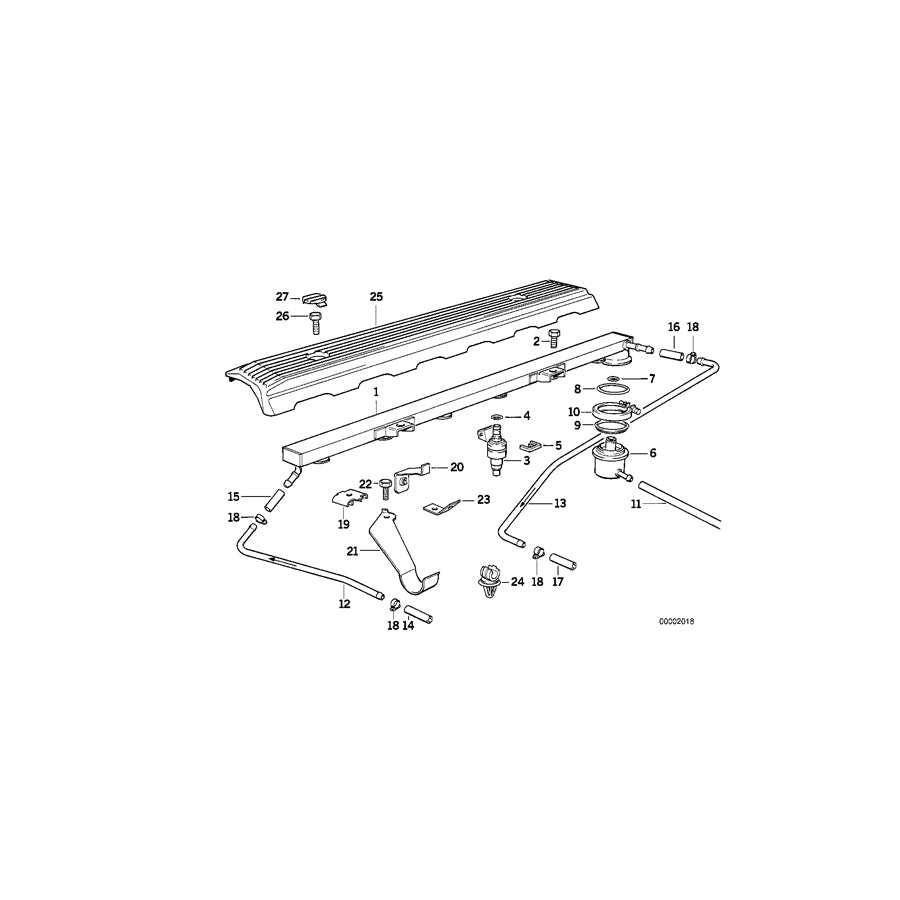 Genuine BMW 11531730531 E34 Holder (Inc. 520i, 525i & 525ix)