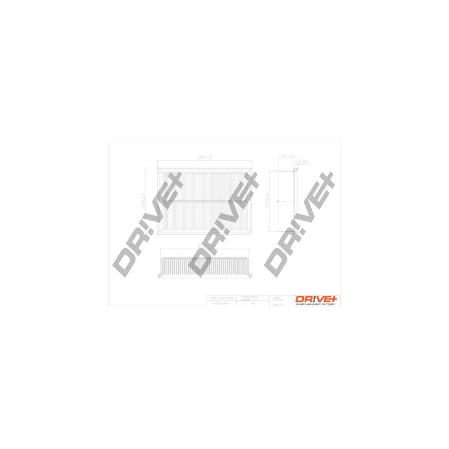 Dr!Ve+ Dp1110.10.0487 Air Filter