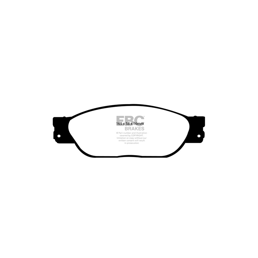 EBC DP1220/2 Jaguar Ultimax Front Brake Pads - Girling/TRW Caliper (Inc. S-Type, XJ6, XJ8) 2 | ML Performance UK Car Parts