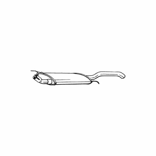 Bosal 233-761 Rear Silencer for VW Golf III Estate (1H5)