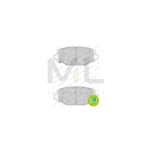 Ferodo FDB4778 Brake Pad Set Premier Eco Friction, With Acoustic Wear Warning, With Accessories