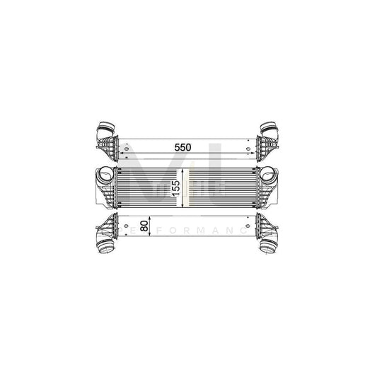 MAHLE ORIGINAL CI 183 000P Intercooler | ML Performance Car Parts