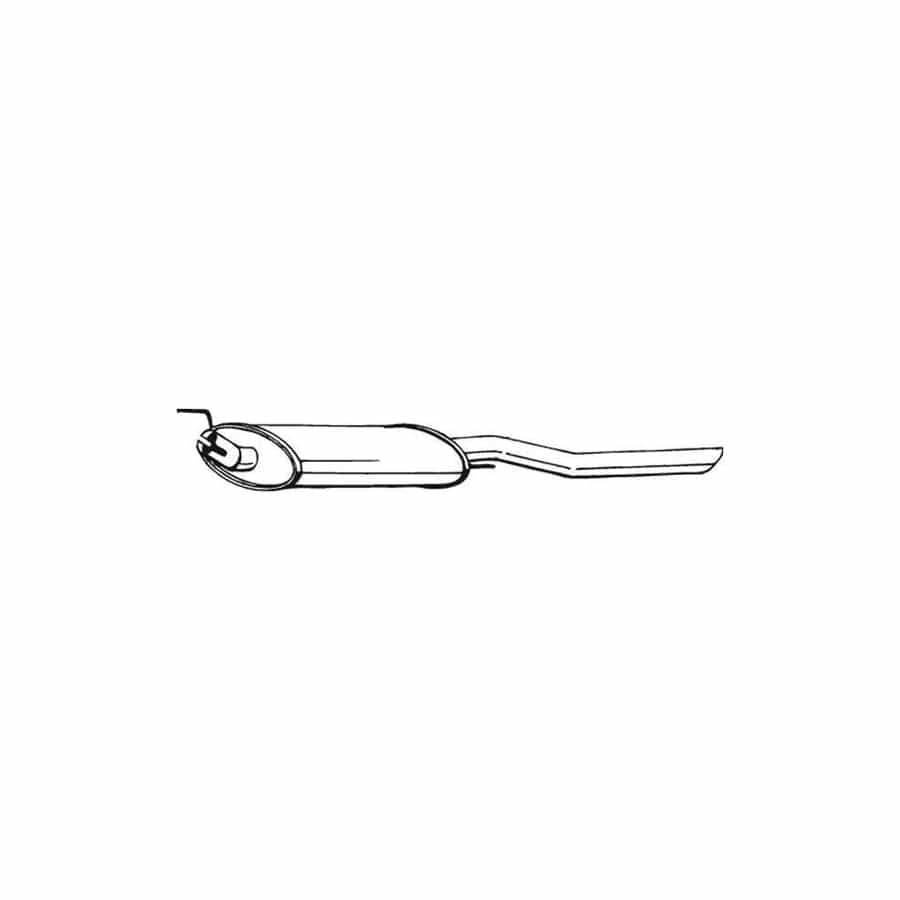 Bosal 233-733 Rear Silencer for VW Vento (1H2)