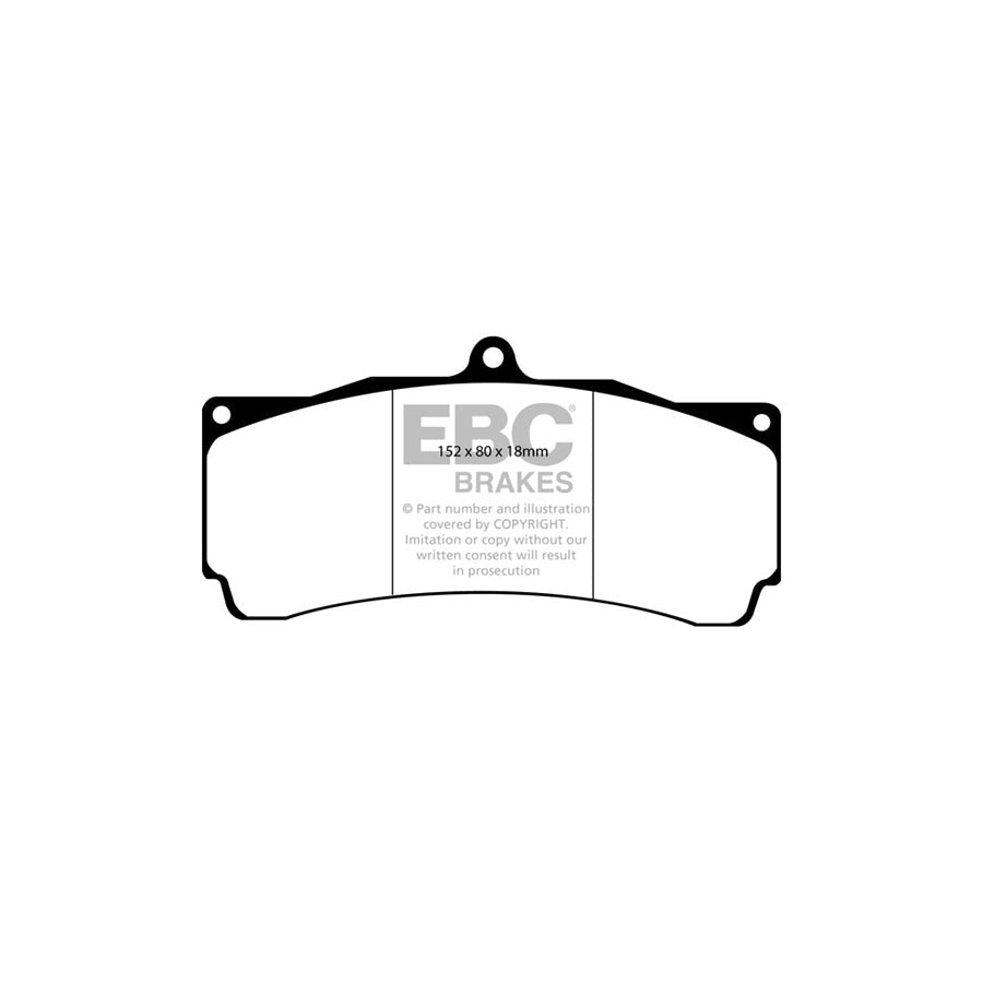 EBC PD13KF712 Holden Hsv E Yellowstuff Front Brake Pad & GD Disc Kit - AP Caliper 2 | ML Performance UK Car Parts