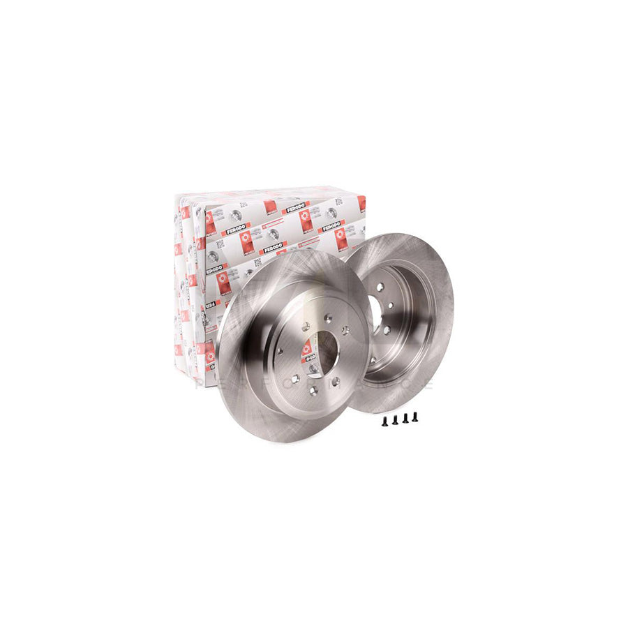 Ferodo Premier DDF869 Brake Disc for Peugeot 406 Solid, With Bolts/Screws  - Pair
