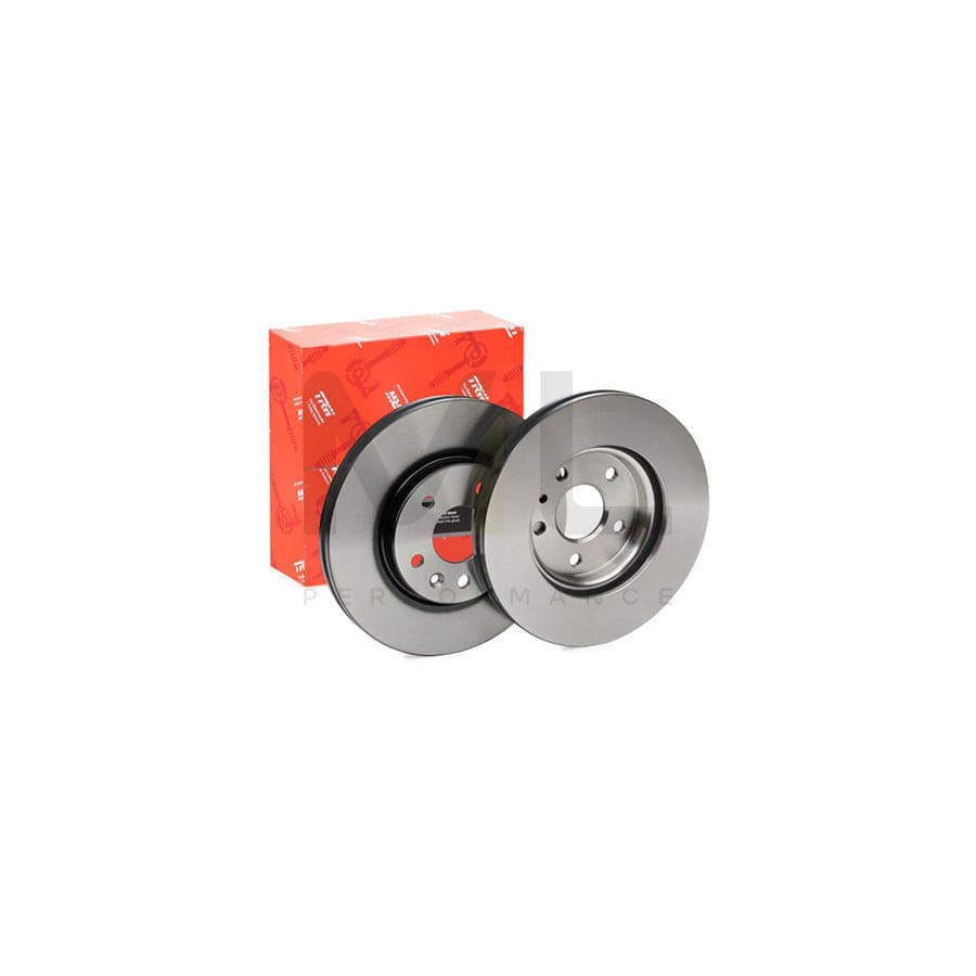 TRW DF6819 Brake Disc Vented, Painted  - 1 piece