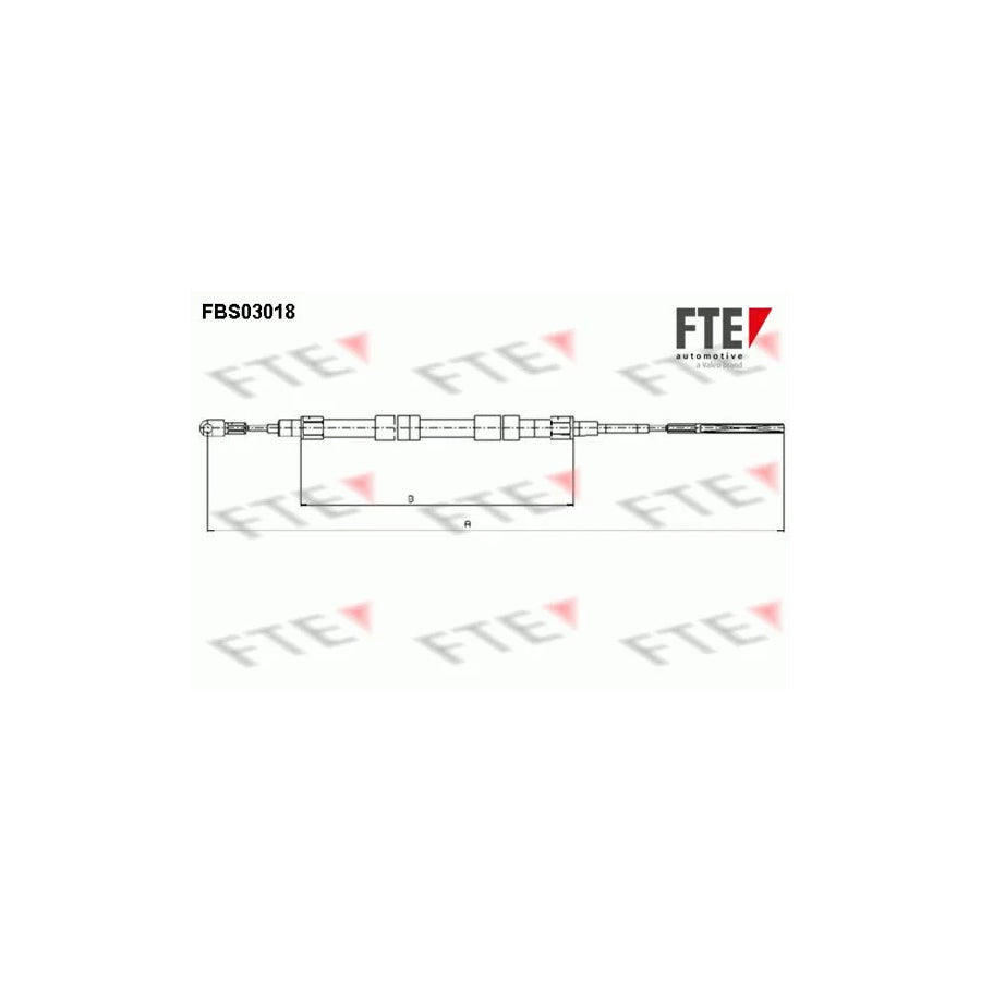 FTE Fbs03018 Hand Brake Cable for BMW Z3