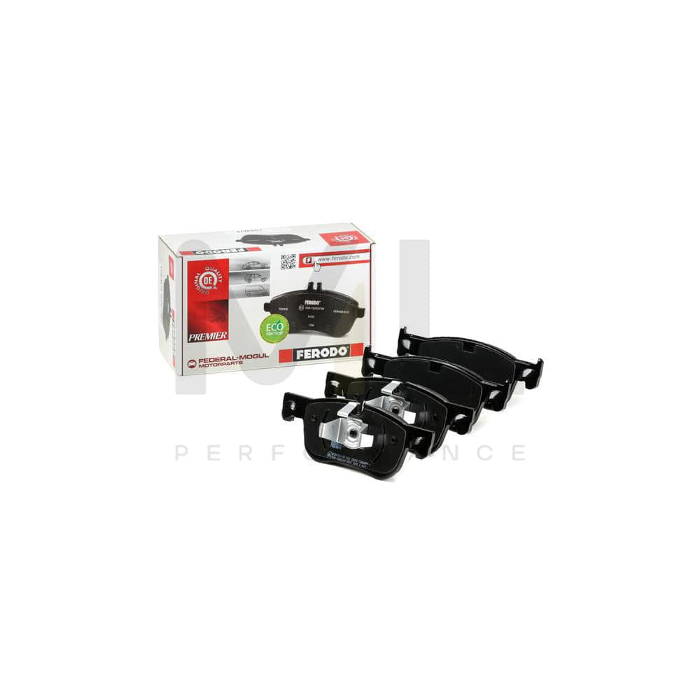 Ferodo FDB4679 Brake Pad Set Premier Eco Friction, Prepared for Wear Indicator, With Piston Clip, Without Accessories